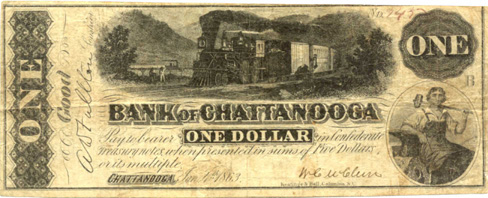Bk Chattanooga $1 G-60